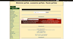 Desktop Screenshot of miniaturesparfum.blog4ever.com