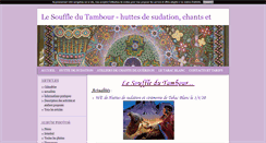 Desktop Screenshot of lesouffledutambour.blog4ever.com
