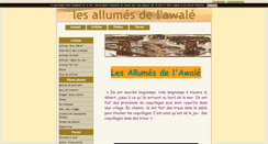 Desktop Screenshot of lesallumesdelawale.blog4ever.com
