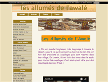 Tablet Screenshot of lesallumesdelawale.blog4ever.com