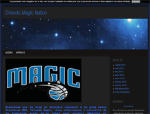 Tablet Screenshot of orlando-magic.blog4ever.com