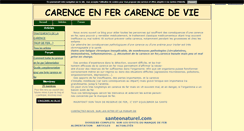 Desktop Screenshot of feretsante.blog4ever.com