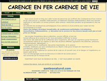 Tablet Screenshot of feretsante.blog4ever.com