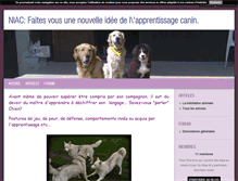 Tablet Screenshot of niac-education-canine.blog4ever.com