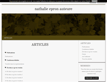 Tablet Screenshot of nathalieepron.blog4ever.com