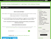 Tablet Screenshot of parrainage-filleul.blog4ever.com