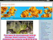 Tablet Screenshot of elevage-solymar.blog4ever.com