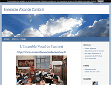 Tablet Screenshot of ensemblevocaldecambrai.blog4ever.com