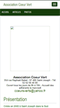 Mobile Screenshot of coeurvert.blog4ever.com
