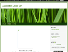 Tablet Screenshot of coeurvert.blog4ever.com