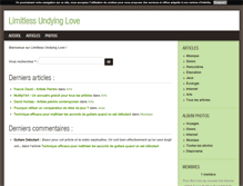 Tablet Screenshot of limitless-undying-love.blog4ever.com