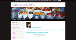 Desktop Screenshot of latelierdesandra.blog4ever.com
