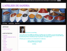 Tablet Screenshot of latelierdesandra.blog4ever.com
