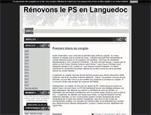 Tablet Screenshot of languedoc-socialiste.blog4ever.com