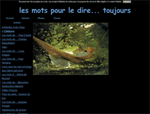 Tablet Screenshot of lesmotspourledire.blog4ever.com
