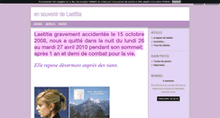Desktop Screenshot of laetitia-p.blog4ever.com