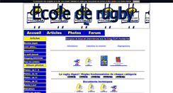 Desktop Screenshot of caprugby.blog4ever.com