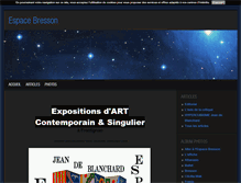 Tablet Screenshot of espace-bresson.blog4ever.com