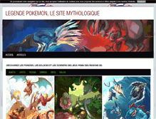 Tablet Screenshot of legendepokemon.blog4ever.com