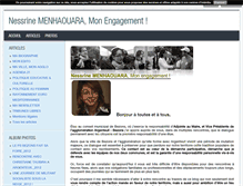 Tablet Screenshot of nessrine-menhaouara.blog4ever.com
