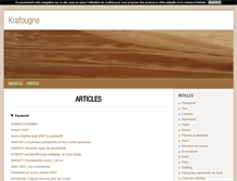 Tablet Screenshot of krafougne.blog4ever.com