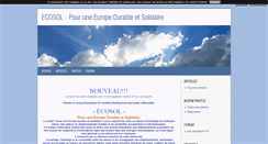 Desktop Screenshot of ecosol.blog4ever.com