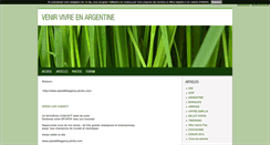 Desktop Screenshot of dossier-visa-argentine.blog4ever.com