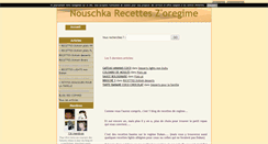 Desktop Screenshot of nouschkarecettezoregime.blog4ever.com