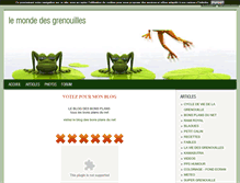 Tablet Screenshot of grenouilles.blog4ever.com