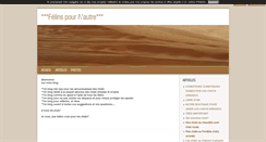 Desktop Screenshot of felin-pourlautre.blog4ever.com