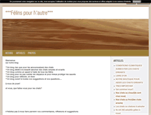 Tablet Screenshot of felin-pourlautre.blog4ever.com