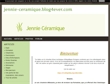 Tablet Screenshot of jennie-ceramique.blog4ever.com