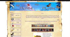 Desktop Screenshot of deplumeenplume.blog4ever.com