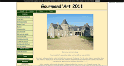 Desktop Screenshot of gourmandart2011.blog4ever.com