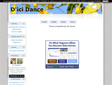 Tablet Screenshot of dici-dance.blog4ever.com