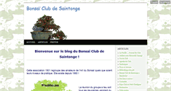 Desktop Screenshot of bonsaiclub-saintonge.blog4ever.com