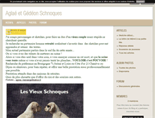 Tablet Screenshot of lesschnoques.blog4ever.com