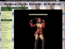 Tablet Screenshot of lesboucaniers.blog4ever.com