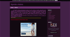 Desktop Screenshot of legendesurbaines.blog4ever.com