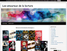 Tablet Screenshot of lesamoureuxdelalecture.blog4ever.com