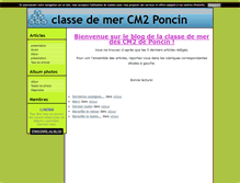 Tablet Screenshot of classedemercm2poncin.blog4ever.com