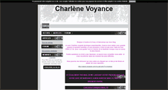 Desktop Screenshot of charlene-voyance.blog4ever.com