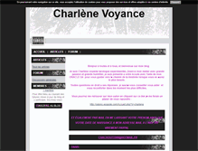 Tablet Screenshot of charlene-voyance.blog4ever.com