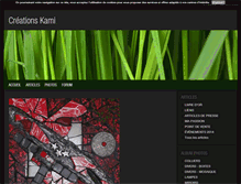 Tablet Screenshot of creationskami.blog4ever.com