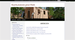 Desktop Screenshot of kayitimaisonspourhaiti.blog4ever.com