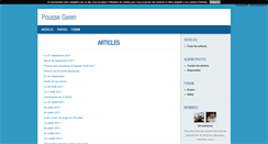 Desktop Screenshot of pousse-gwen.blog4ever.com