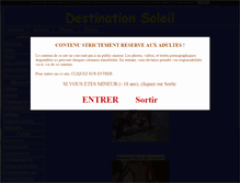 Tablet Screenshot of destination-soleil.blog4ever.com