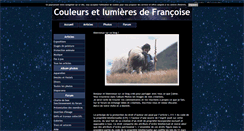 Desktop Screenshot of couleurs-et-lumieres.blog4ever.com