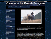 Tablet Screenshot of couleurs-et-lumieres.blog4ever.com