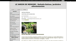 Desktop Screenshot of jardindememoire.blog4ever.com